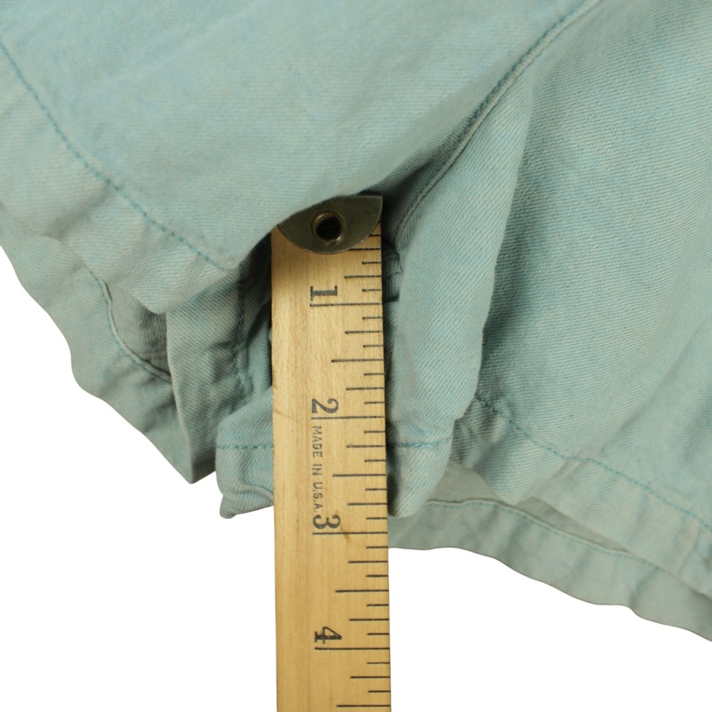 Outerknown Women Size XS Blue Denim Jumpsuit overalls Button shortalls - Picture 13 of 15